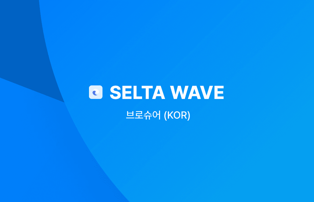 SELTA-WAVE 브로슈어 (KOR) 